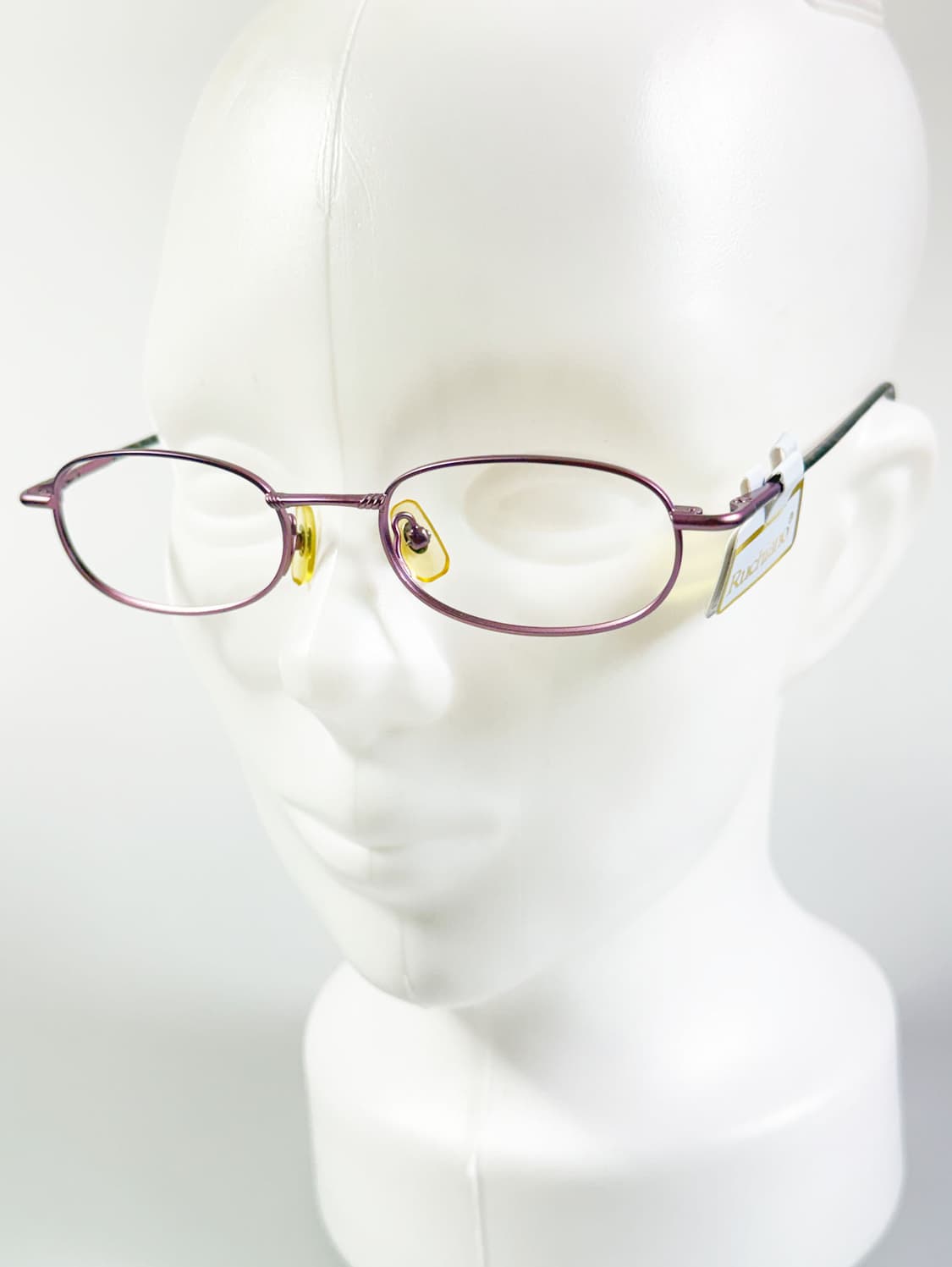 RUCHIANO 라이트 핑크 슬림 스퀘어 메탈 빈티지 안경 상품이미지8