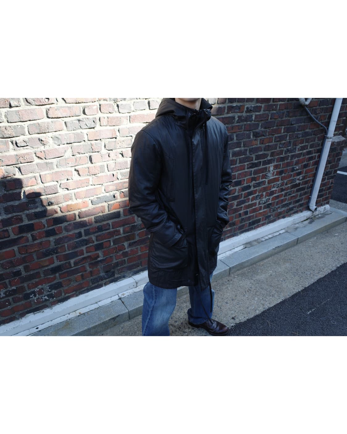 Helmut Lang Leather Effect Coat 상품이미지1