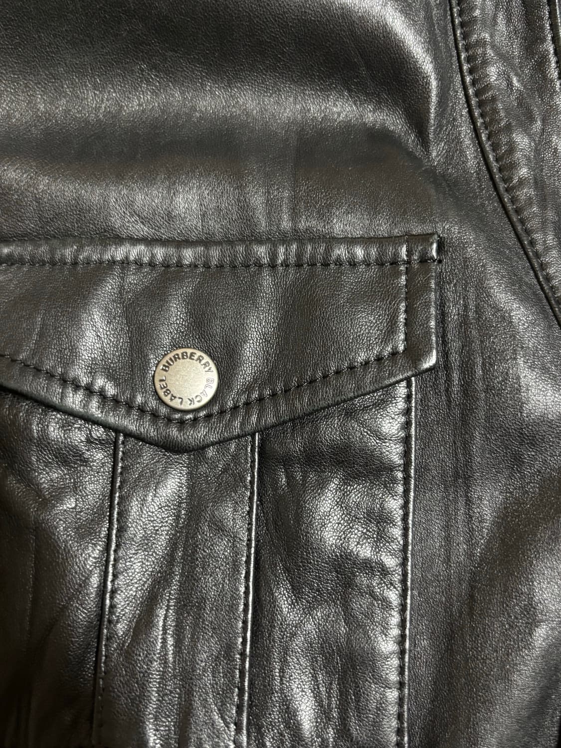 버버리 램스킨 자켓 L 상품이미지5