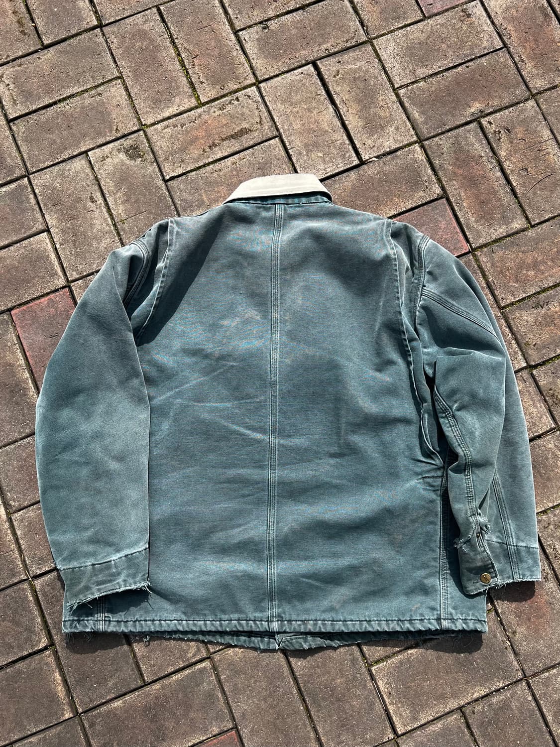 90s 칼하트 초어자켓 모스그린 상품이미지5