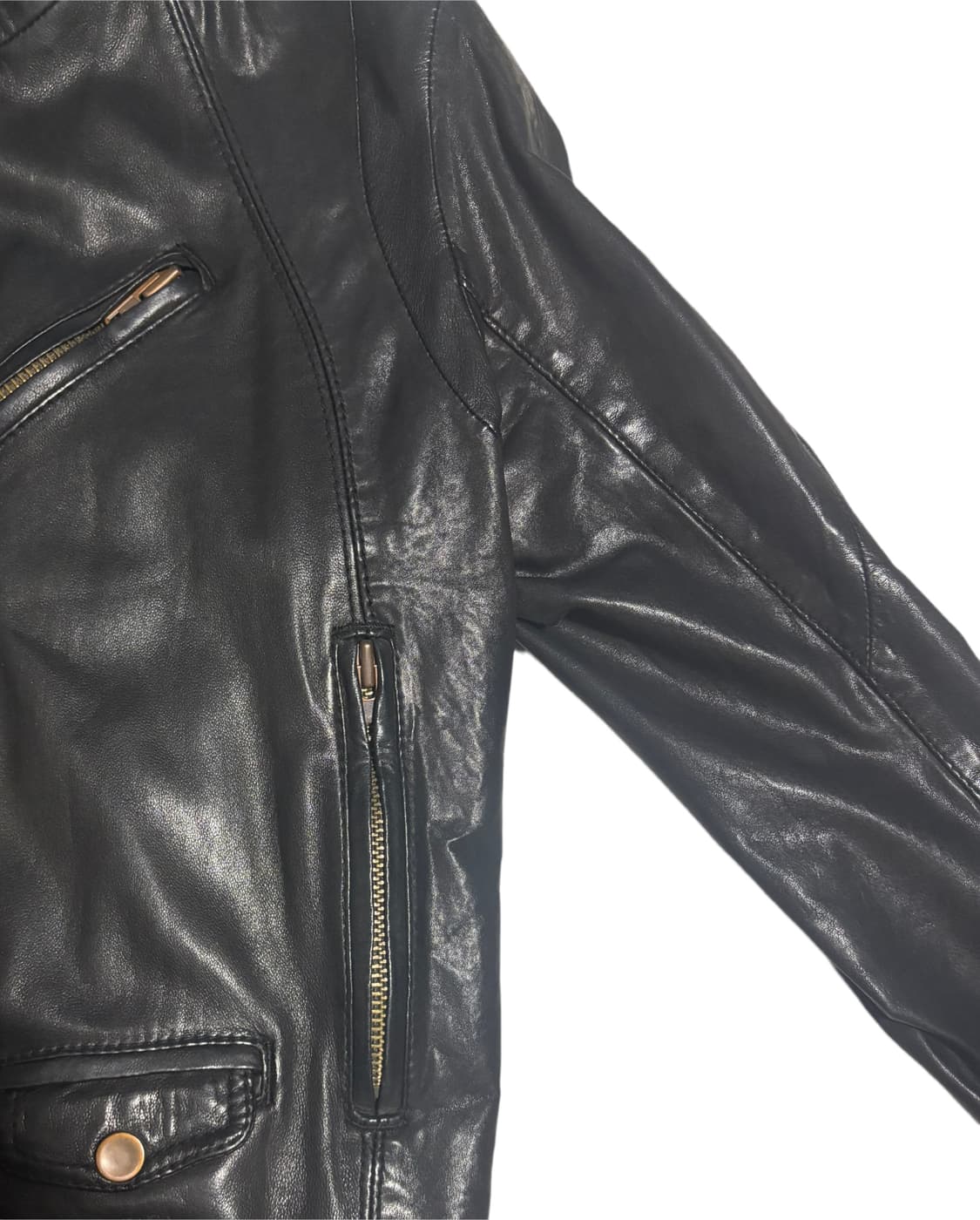 Diesel Leather Rider Jacket 상품이미지5