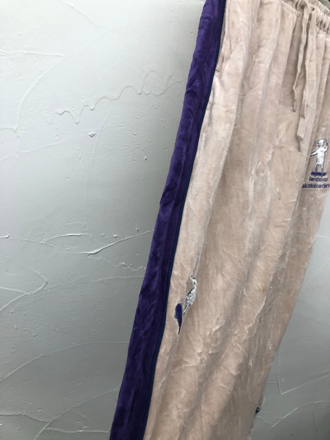 그라니프 lambchop skateboarding 벨벳 밴딩 스커트 상품이미지8