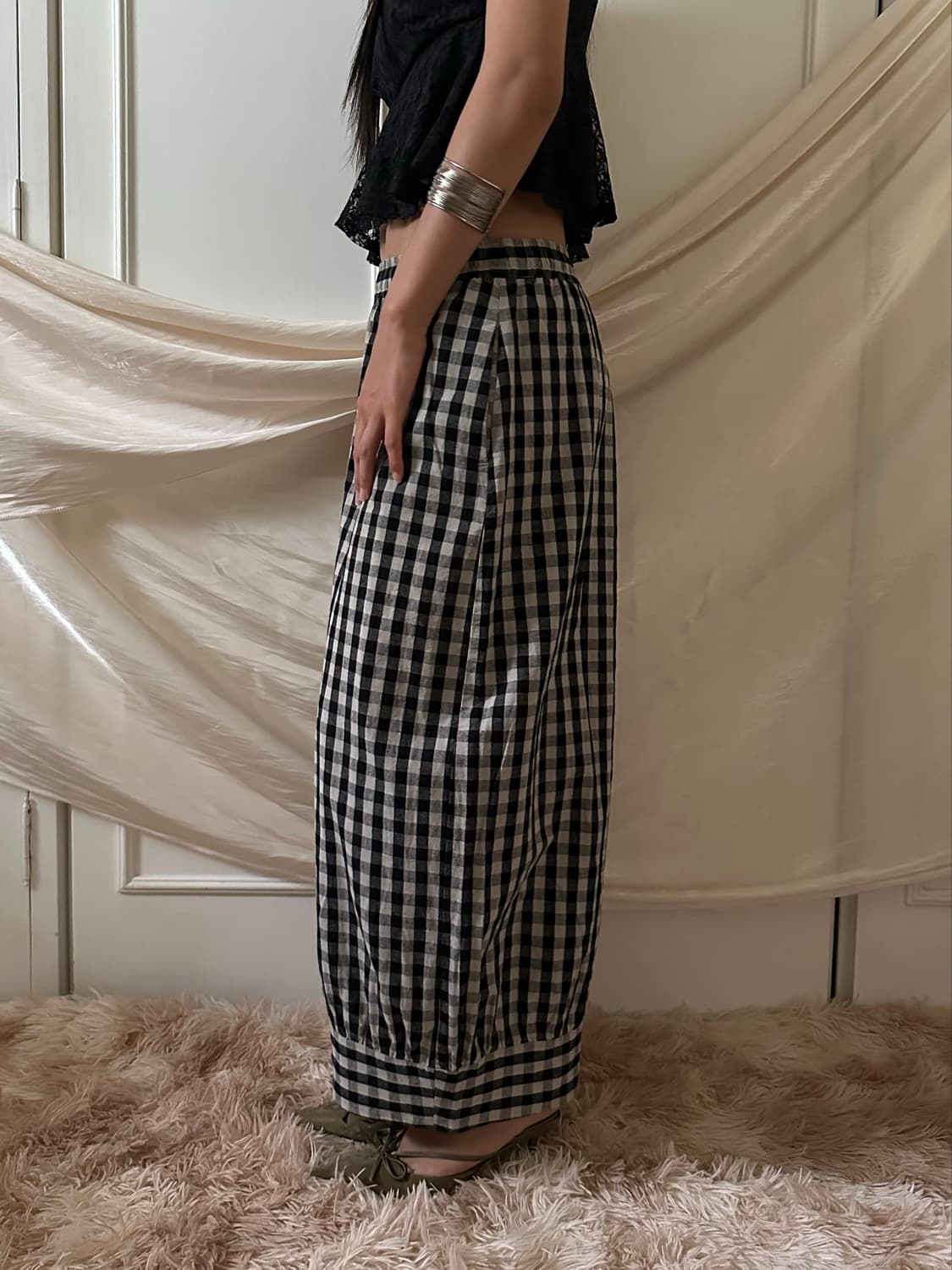check baggy pants 상품이미지4