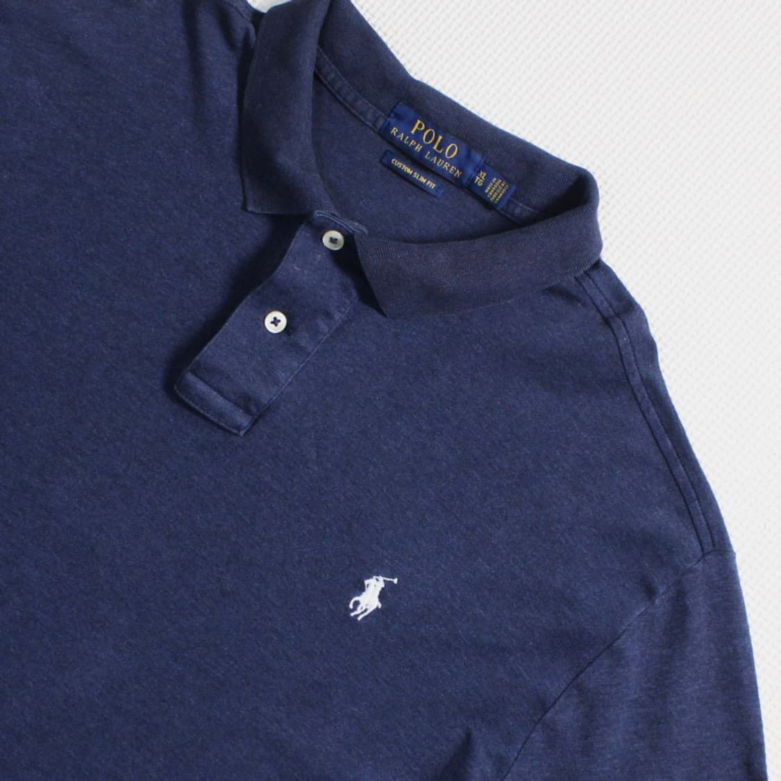 Polo 폴로 랄프로렌 화이트 포니 카라 롱 슬리브 상품이미지3