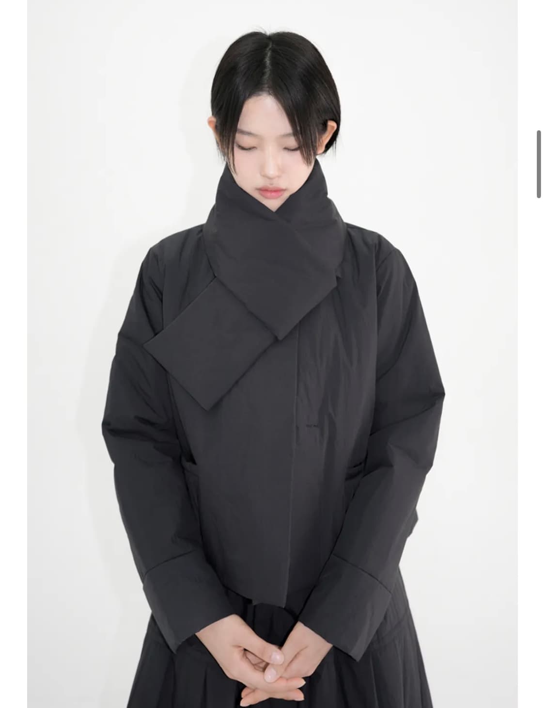 유노이아 버튼 패딩 자켓 상품이미지1