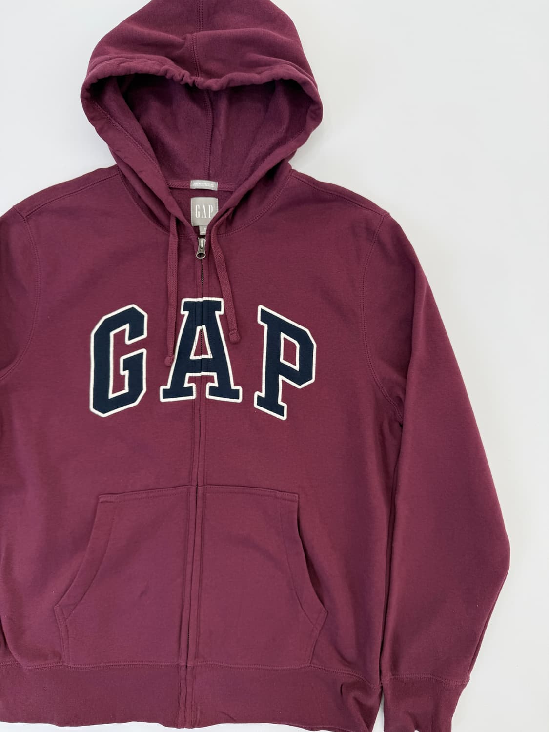 Gap 빅로고 버건디 후드집업  상품이미지3