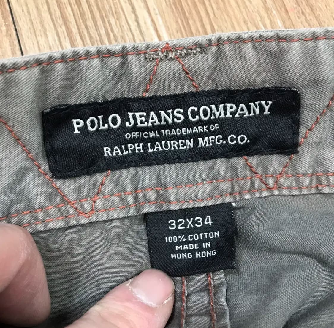 폴로 빈티지 카고 팬츠 카키 31사이즈감  상품이미지5