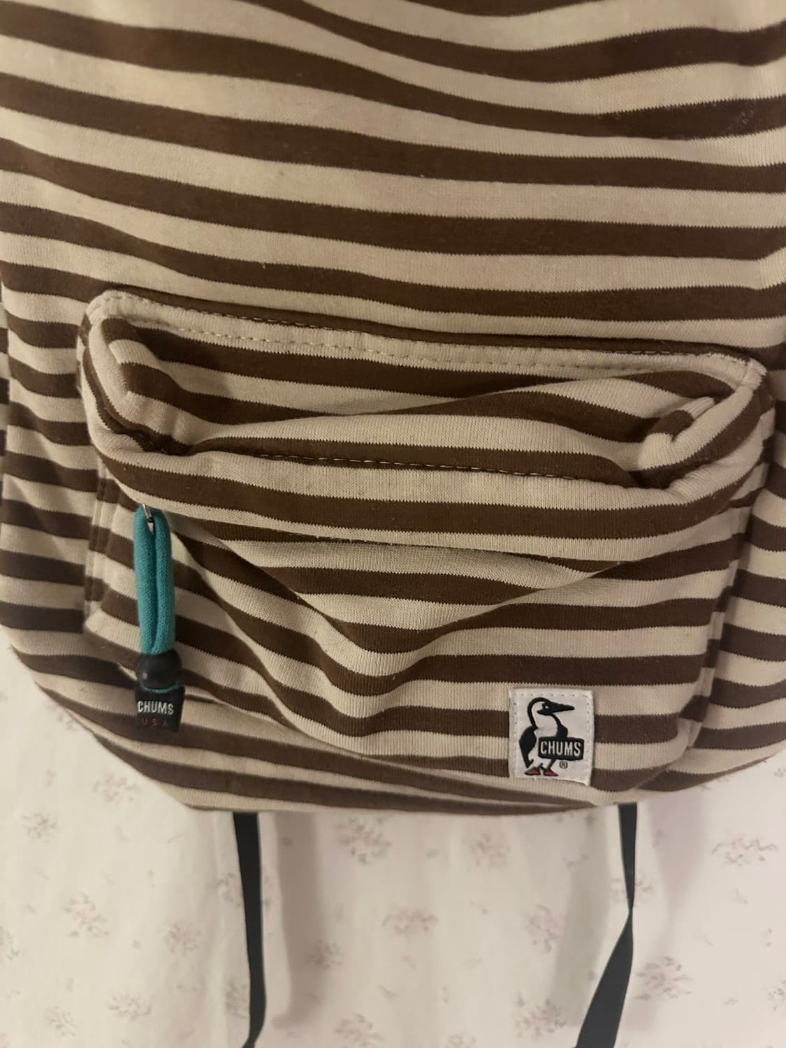 Chums 라떼 스트라이프 백팩 상품이미지3