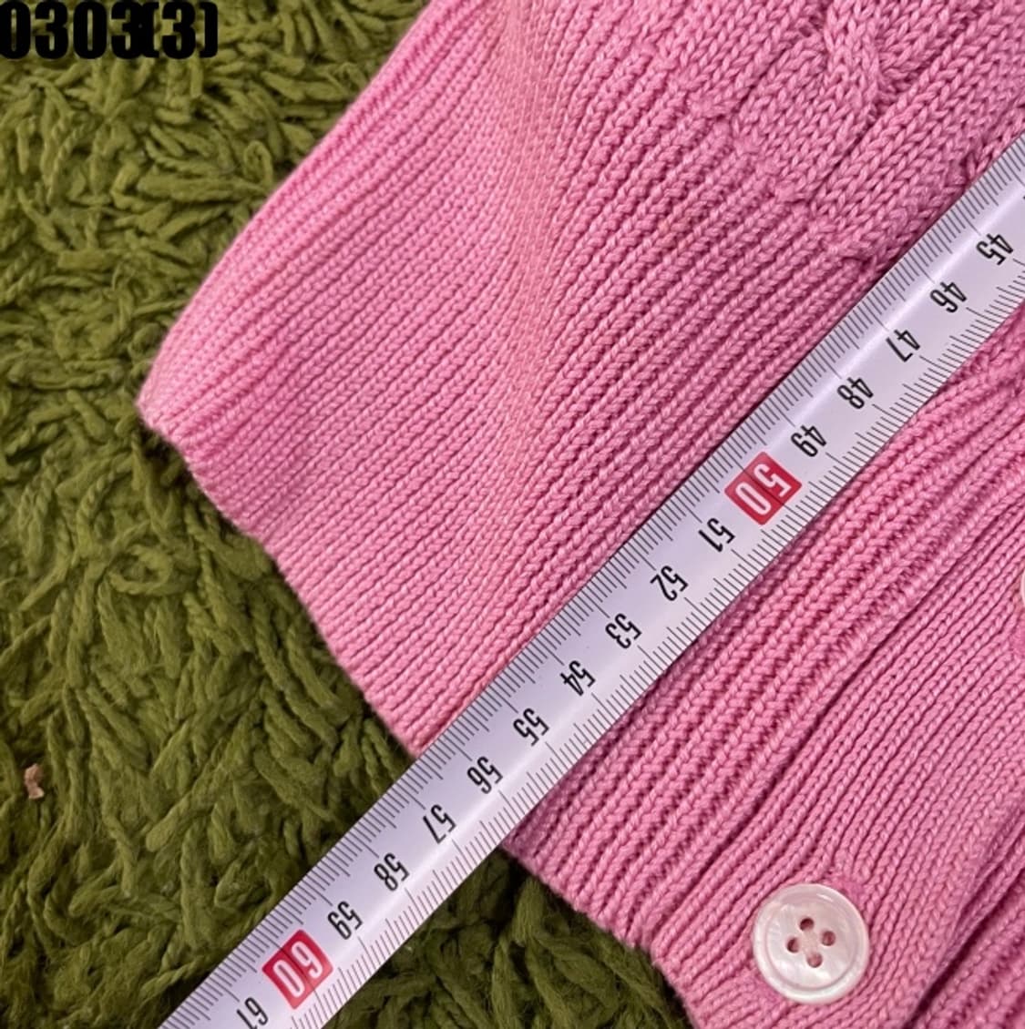 랄프로렌 케이블 니트 반팔 가디건 상품이미지5