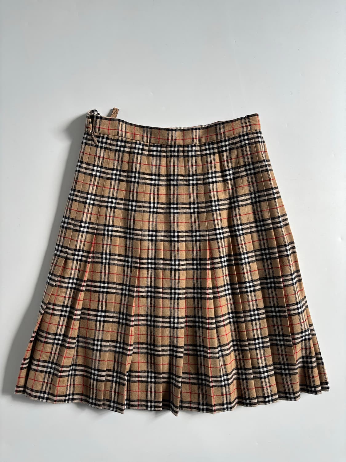 Burberry 버버리 베이지 노바체크 플리츠 스커트  상품이미지2