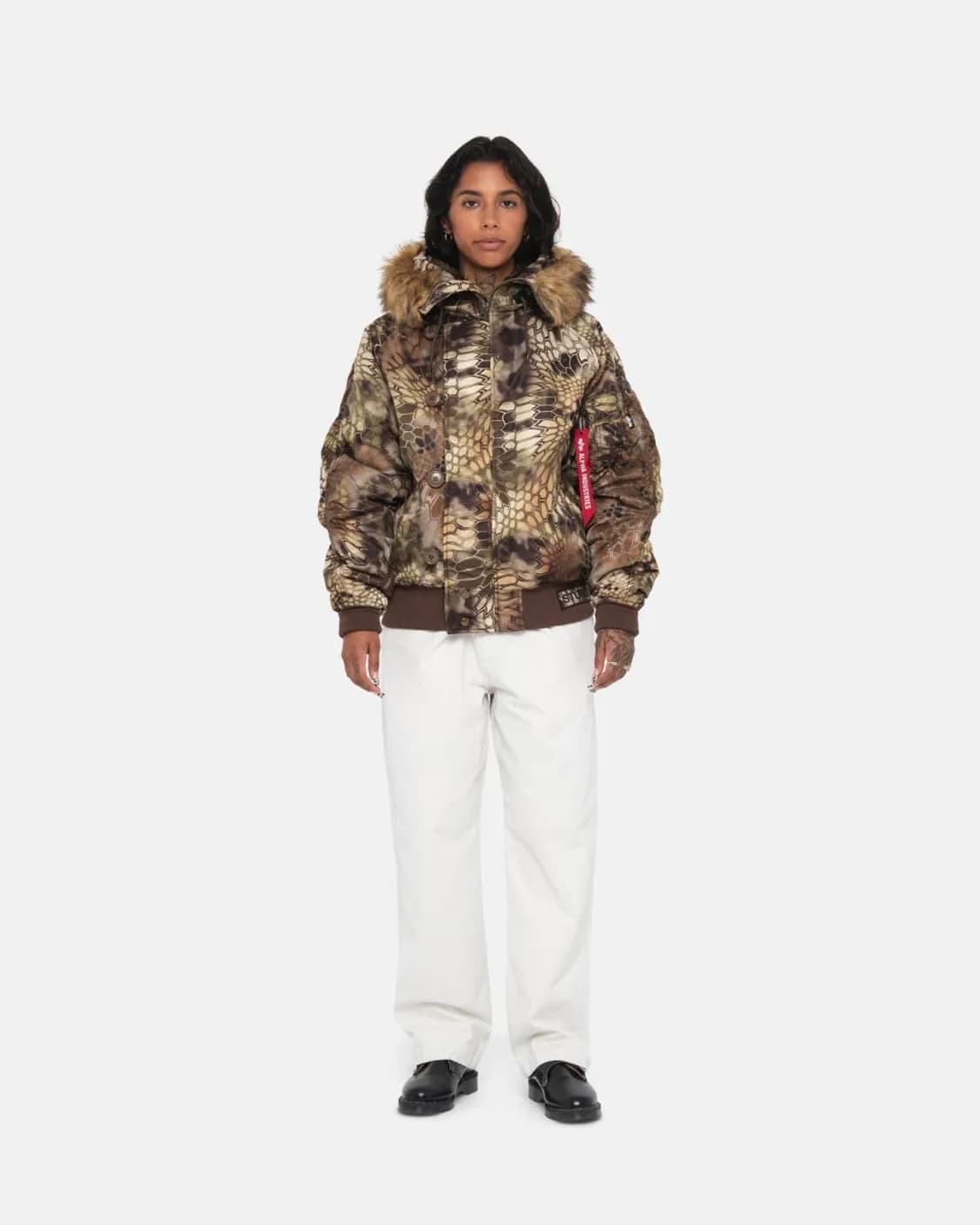 (새상품)스투시 X 알파인더스트리 N2B m사이즈 상품이미지8