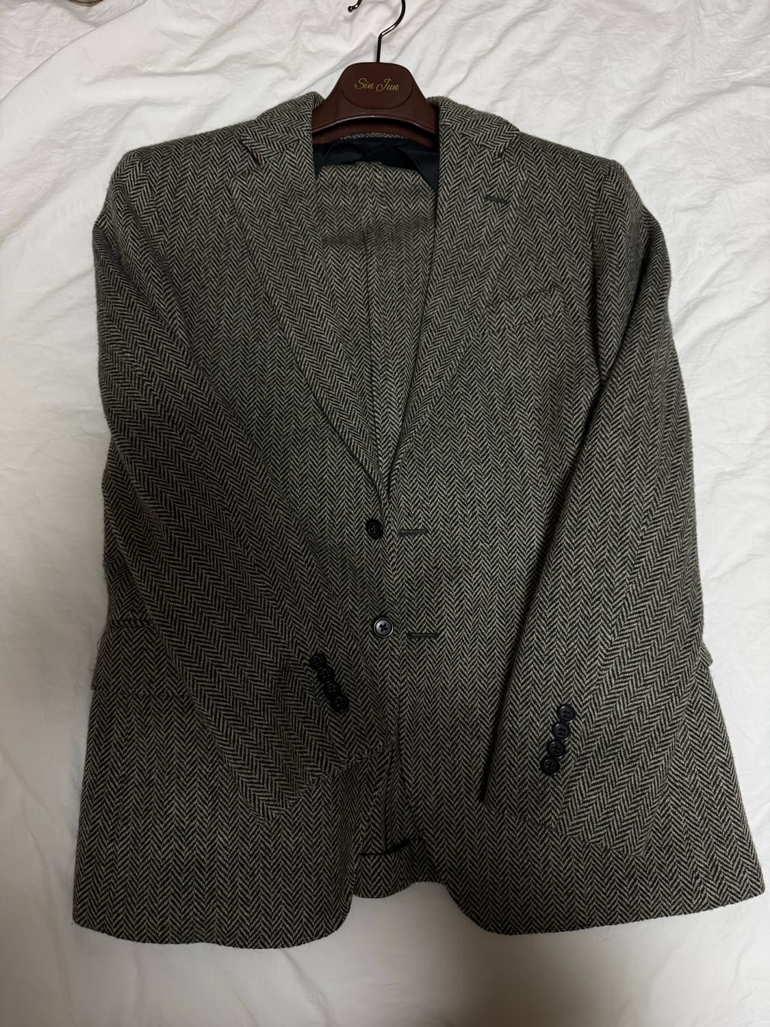 폴로 헤링본 자켓 판매합니다 상품이미지1