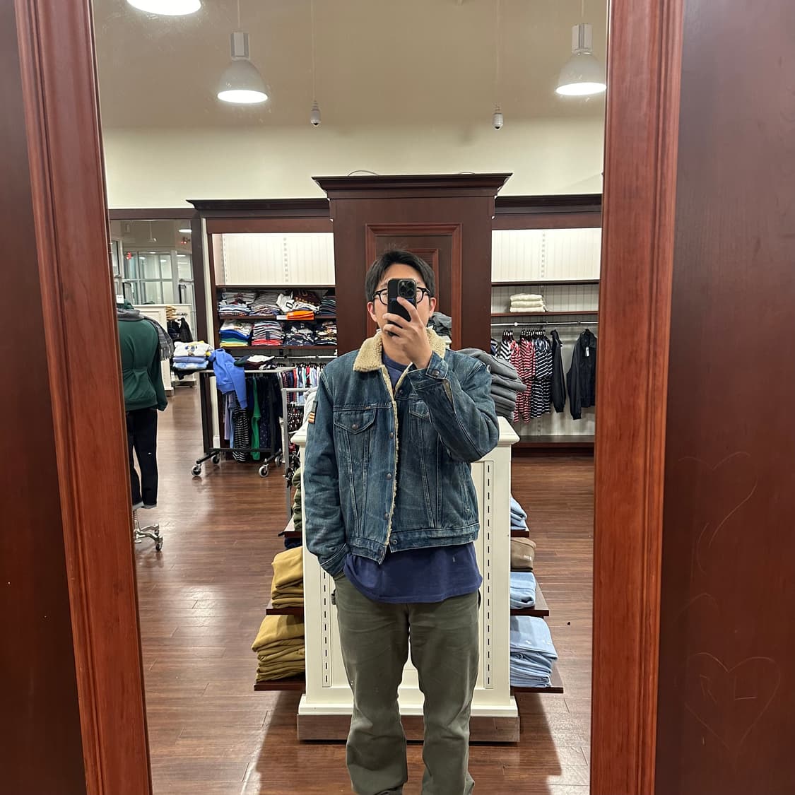 폴로랄프로렌 양털 데님 자켓 L 상품이미지6