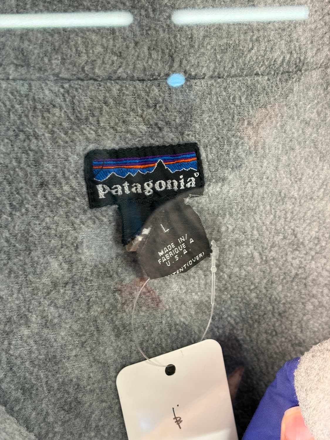 1995 파타고니아 쉘드 신칠라 자켓 퍼플  상품이미지3