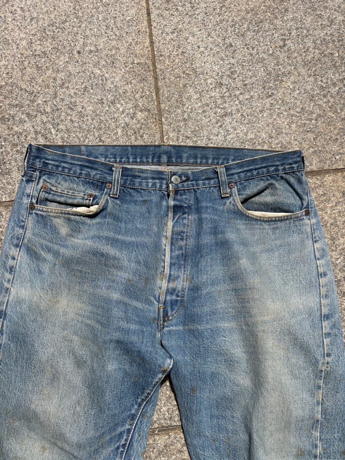 80s 66후기 리바이스 501 데님팬츠 상품이미지2