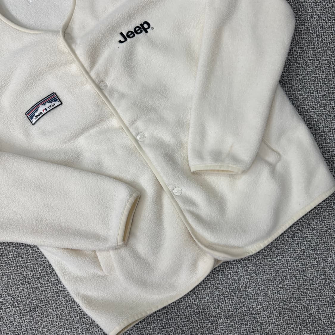 지프 레트로 마운틴 코지 후리스 가디건 상품이미지3