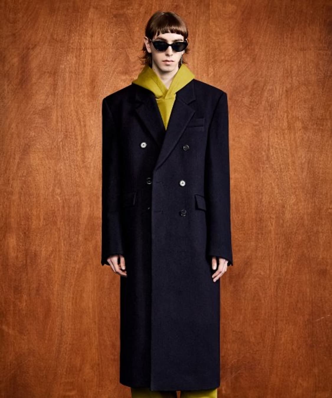 엘무드 울프하이드 더블코트 딥네이비 46 상품이미지1