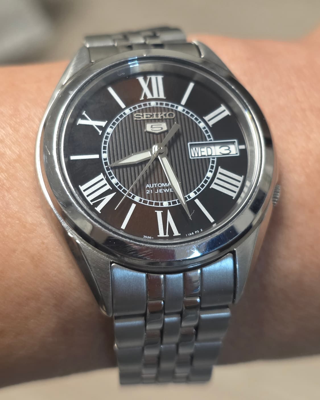 세이코 5 오토메틱 SNKL35K1 시계 상품이미지5