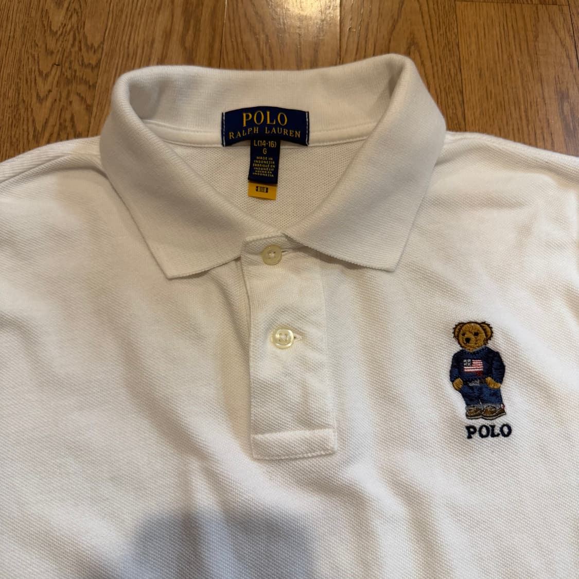 폴로 랄프로렌 폴로베어 자수 카라 반팔 티셔츠 상품이미지3
