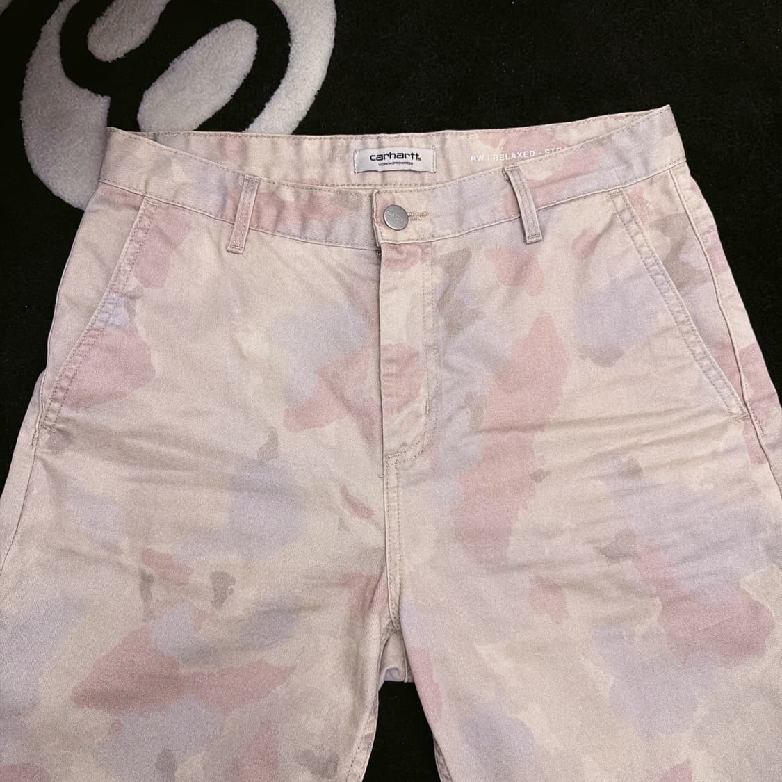 (26) 칼하트 핑크 카모 벚꽃 피어스 팬츠 상품이미지8