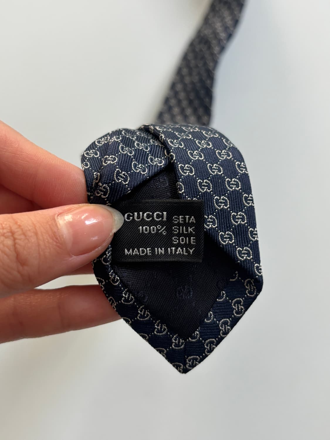 Gucci 구찌 GG 로고 실크 넥타이 상품이미지4