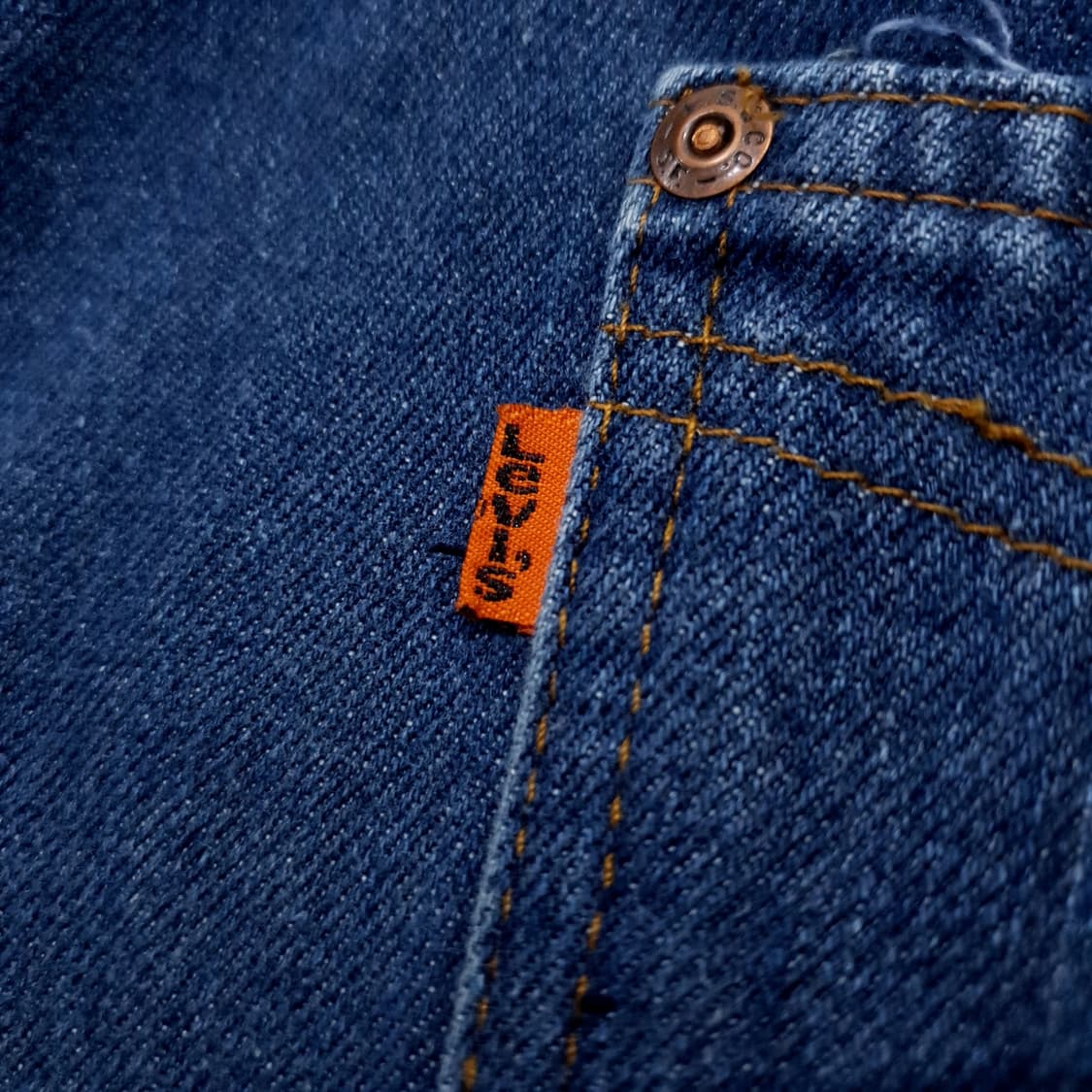 리바이스 빈티지 70s 부츠컷 오렌지탭 초기 (32~33) 상품이미지7