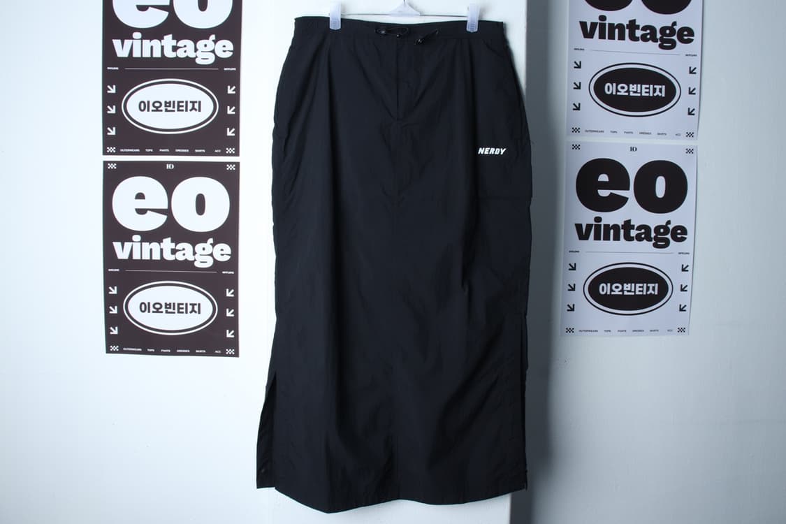 W(L) 널디 스커트 치마 새상품 H라인 나일론 롱-P9906 상품이미지2