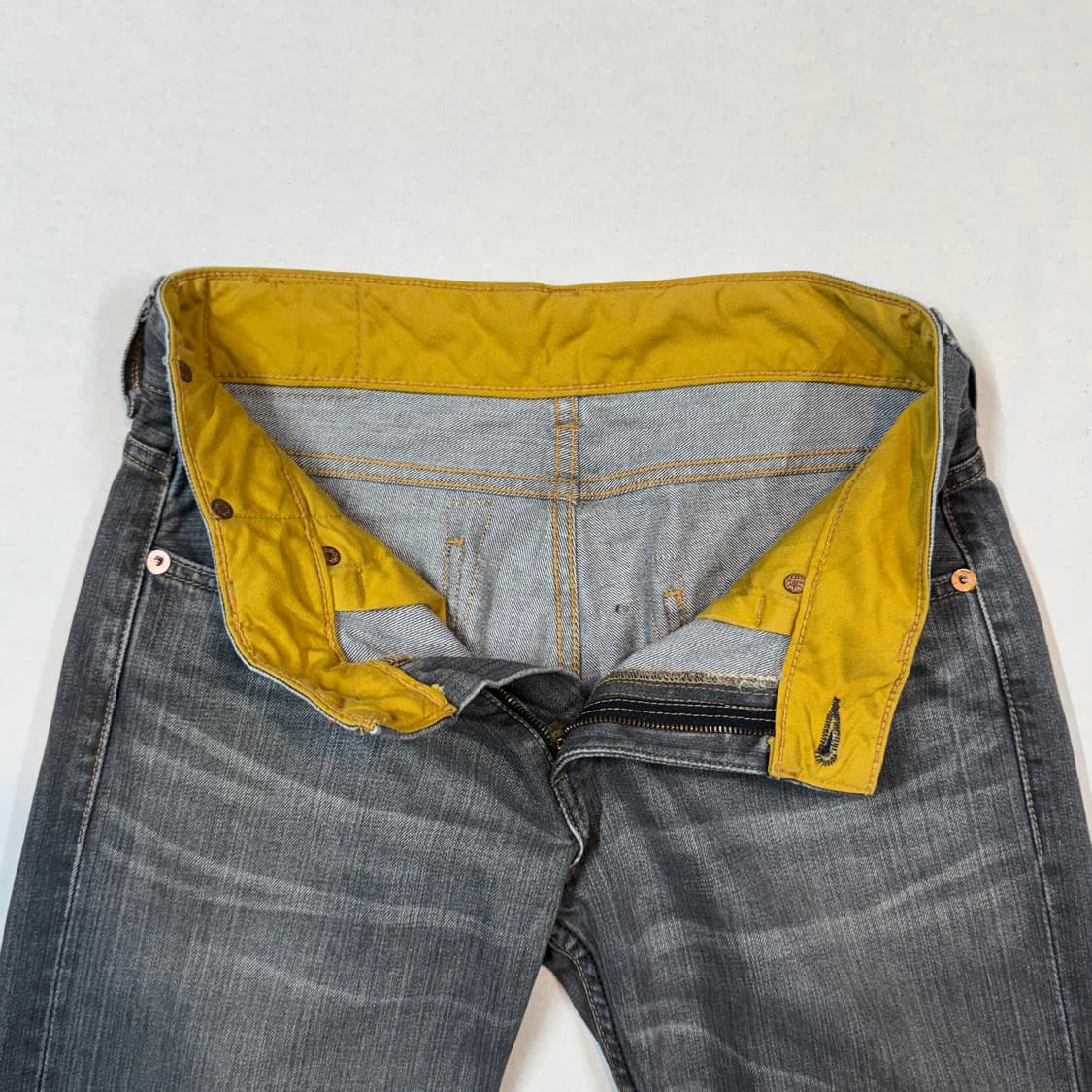 32inch) 리바이스 523 스트레이트 핏 워싱 데님 청바지 상품이미지8