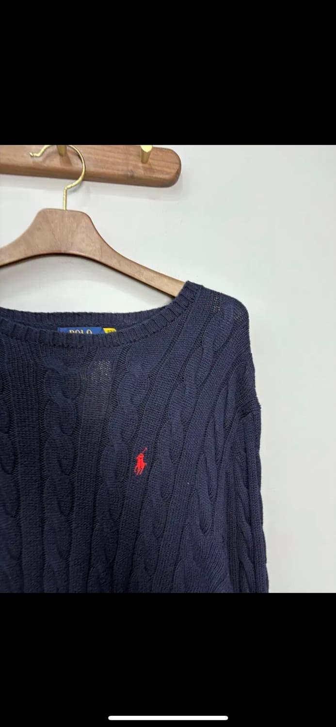폴로 랄프로렌 신형 박시핏 꽈배기 니트 H1070 상품이미지3