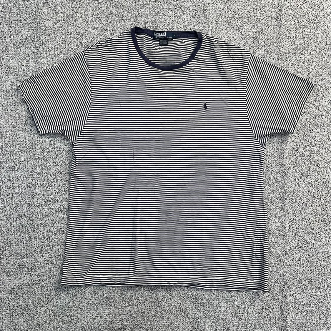 L 폴로랄프로렌 스트라이프 반팔티 0313M 상품이미지1