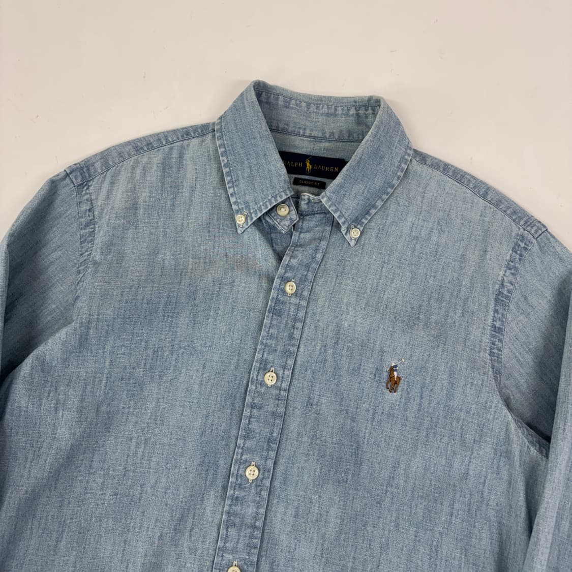 폴로 샴브레이 셔츠  상품이미지5