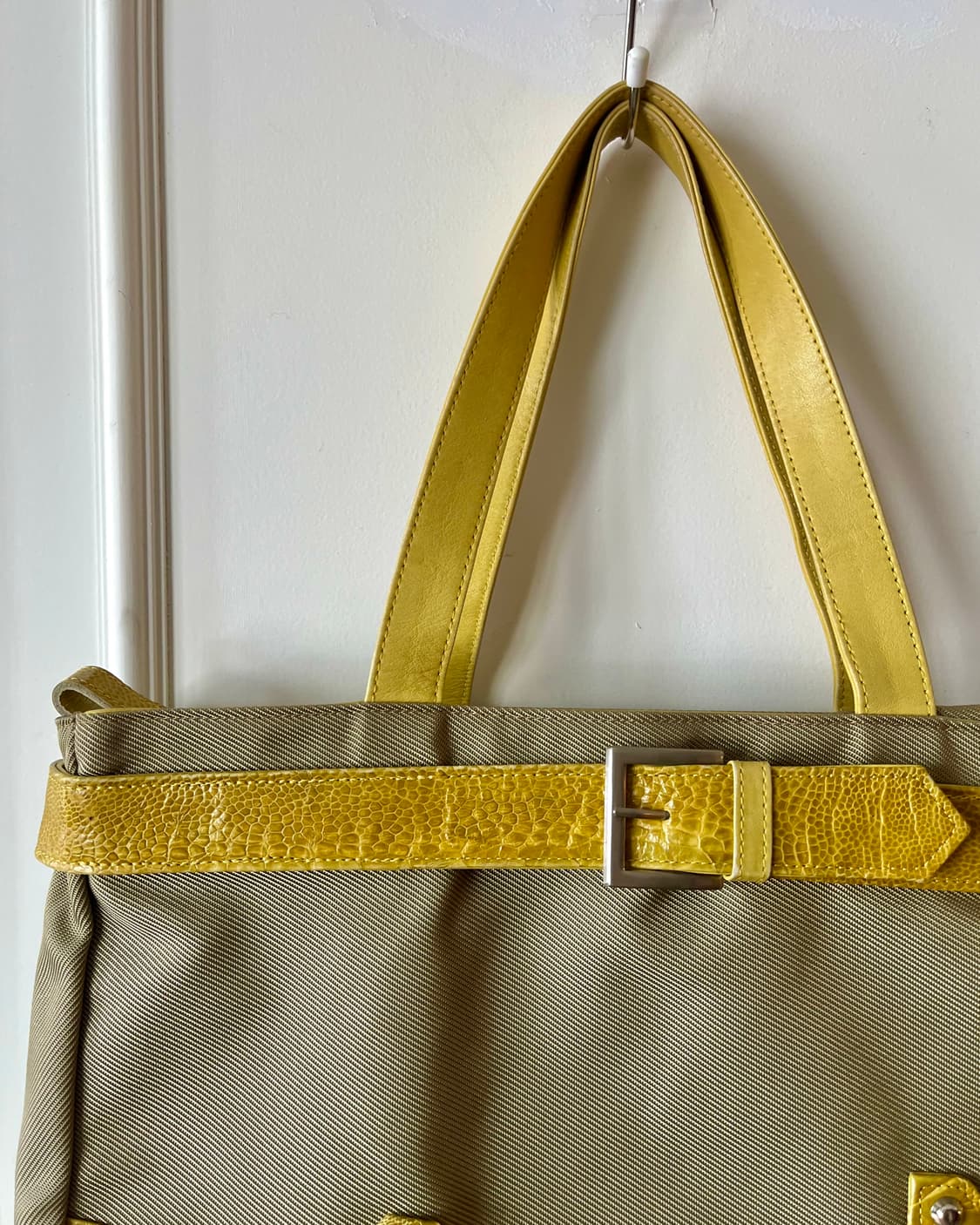 Takahiko Japan Leather & Canvas Bag 상품이미지4