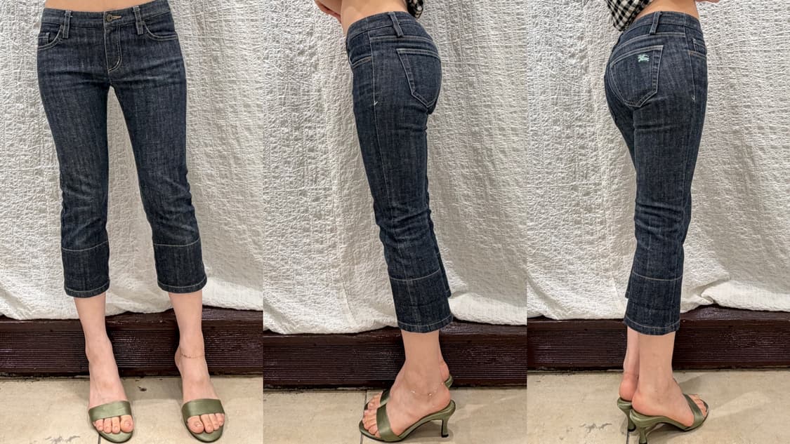 Burberry blue label denim capri 상품이미지4