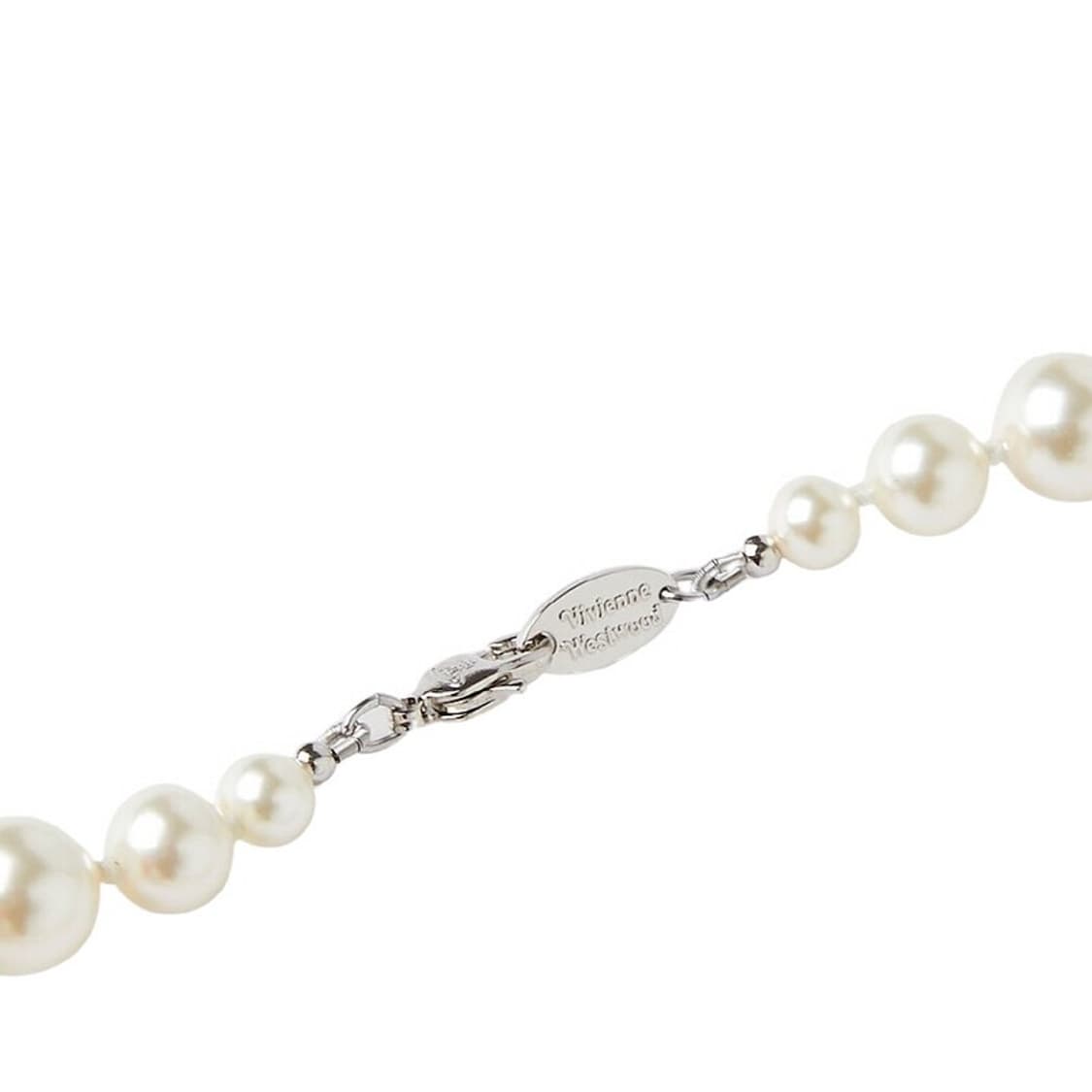 비비안 웨스트우드 목걸이 원 로우 펄 바스 릴리프 초커 상품이미지2