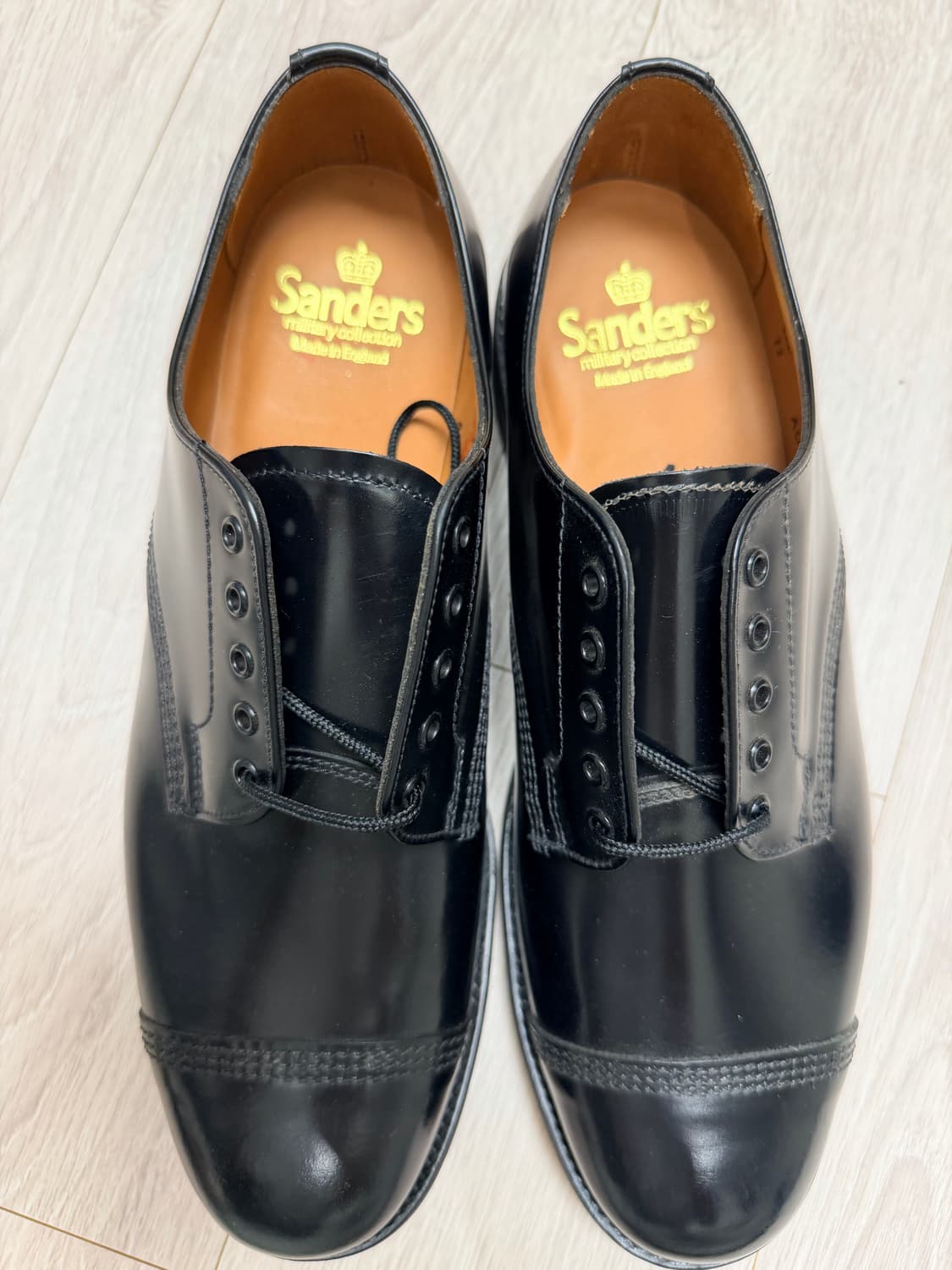 (새상품)샌더스 밀리터리 더비 슈즈 1128 (uk7.5,265) 상품이미지5