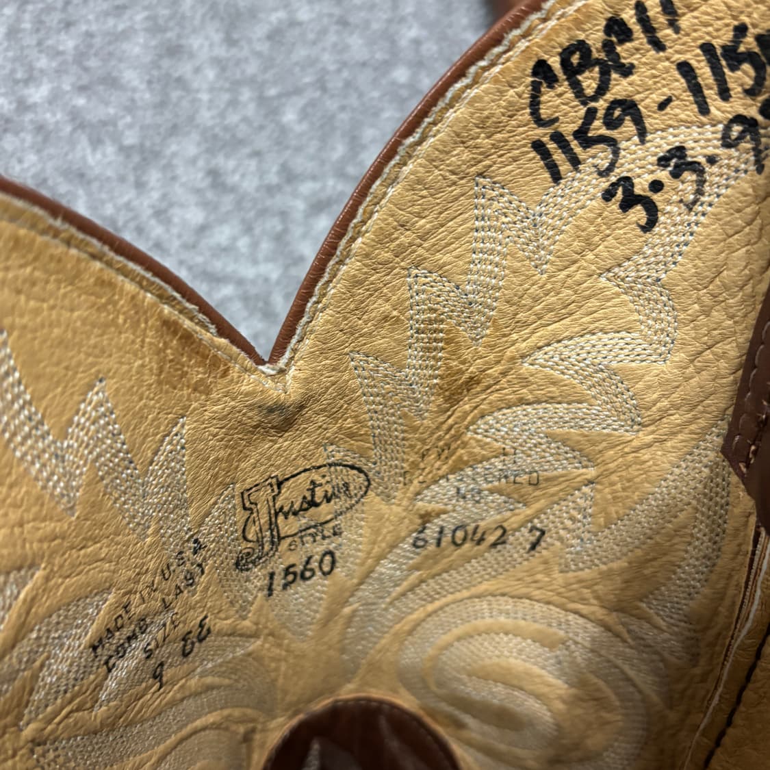 저스틴 justin 웨스턴 부츠 9EE (265~270) 상품이미지10