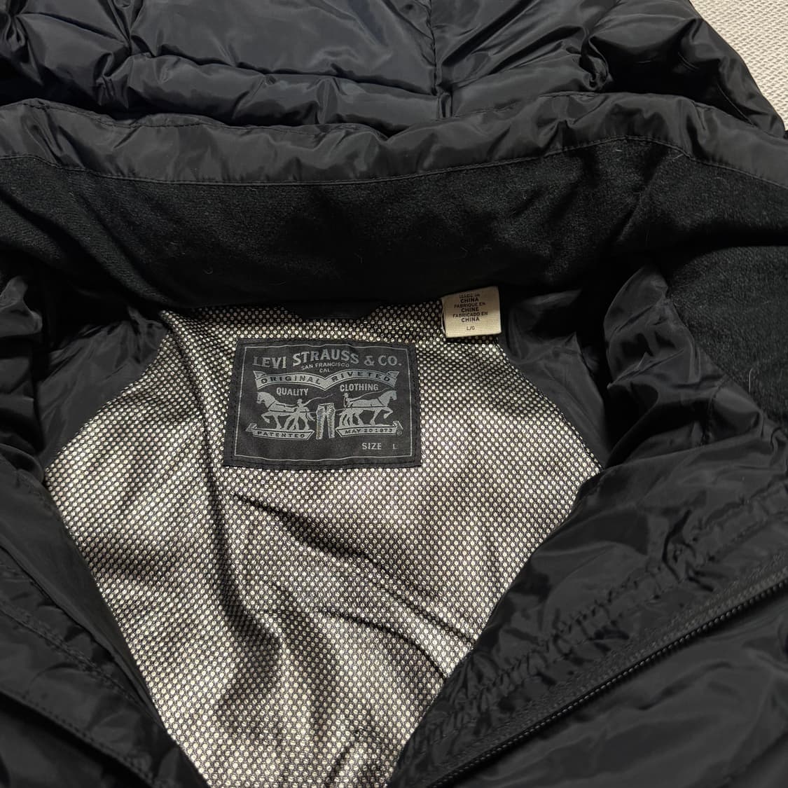 리바이스 블랙라벨 롱 패딩 자켓 상품이미지3