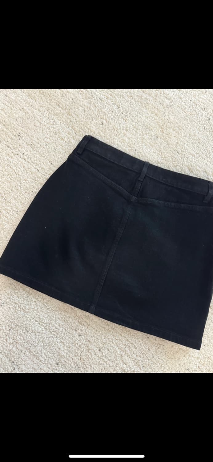 🖤 아페쎄(A.P.C.) 미니주페 블랙 / 블랙 데님스커트 (34) 상품이미지7