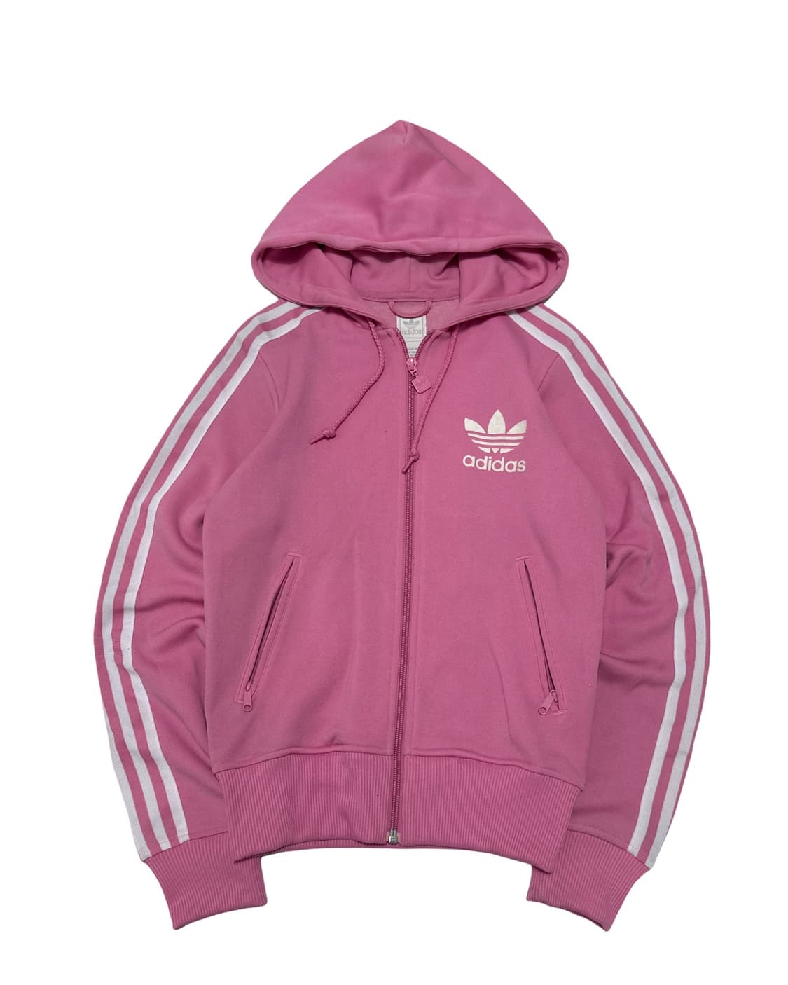 아디다스 핑크 플락 트랙탑 후드 져지 상품이미지1