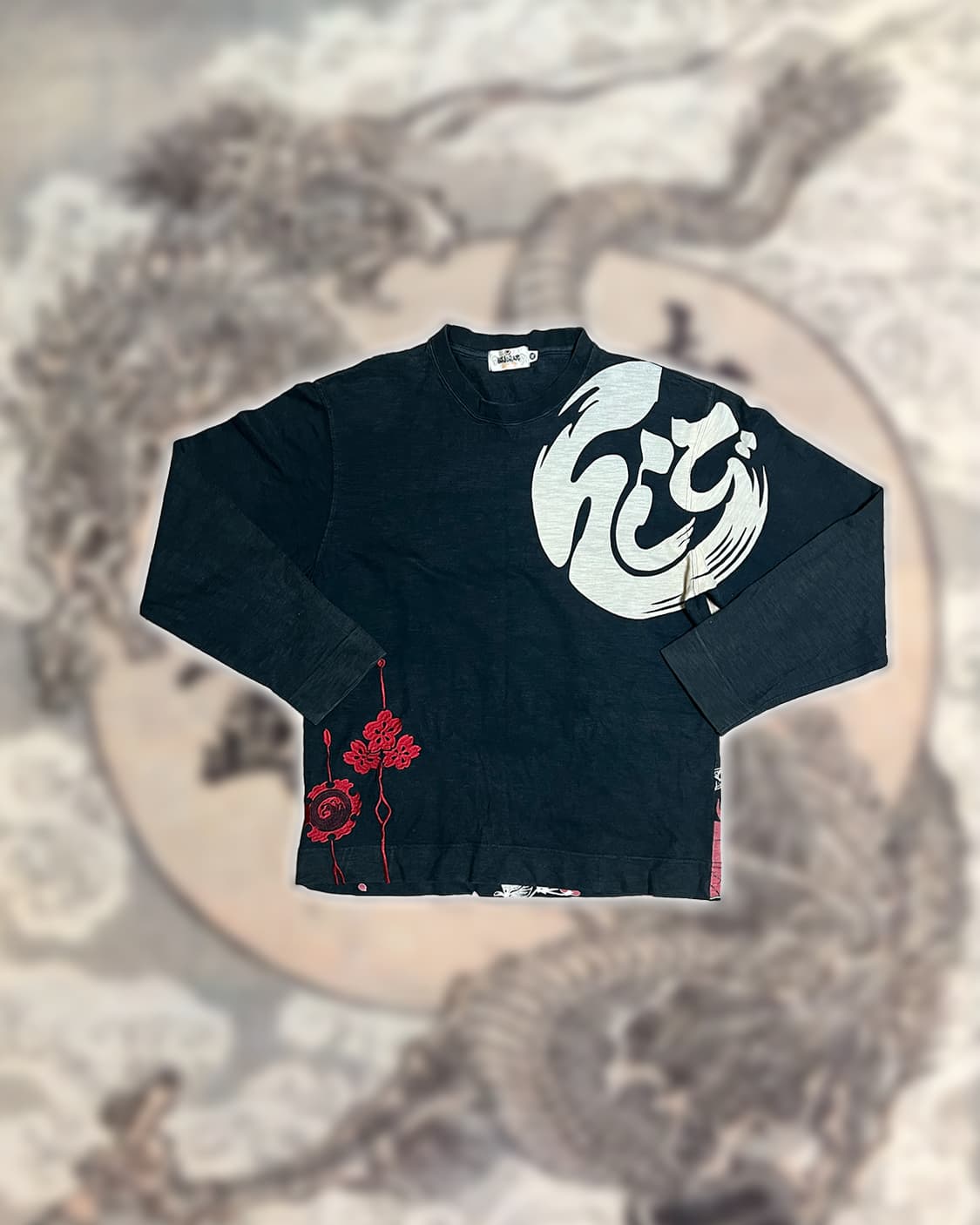 카라쿠리타마시 맨투맨 상품이미지1