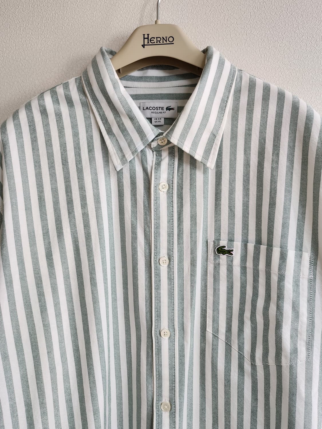 라코스테 스트라이프셔츠 (XL 상품이미지1