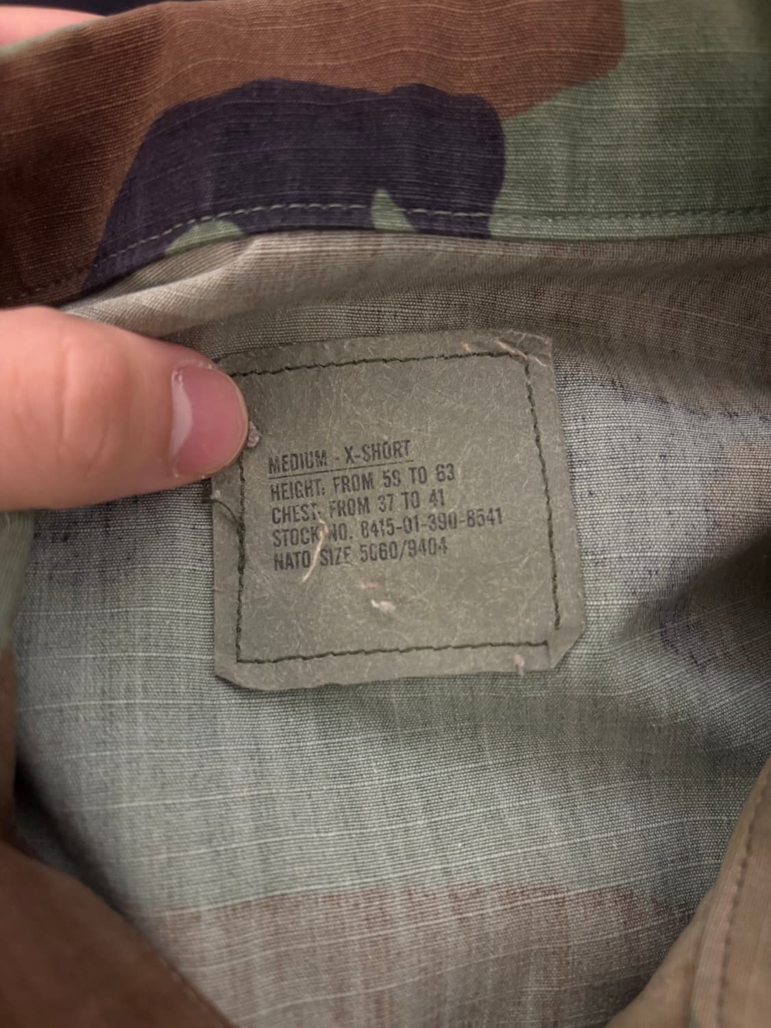 미군 오리지널 US 밀리터리 유틸리티 셔츠  상품이미지3