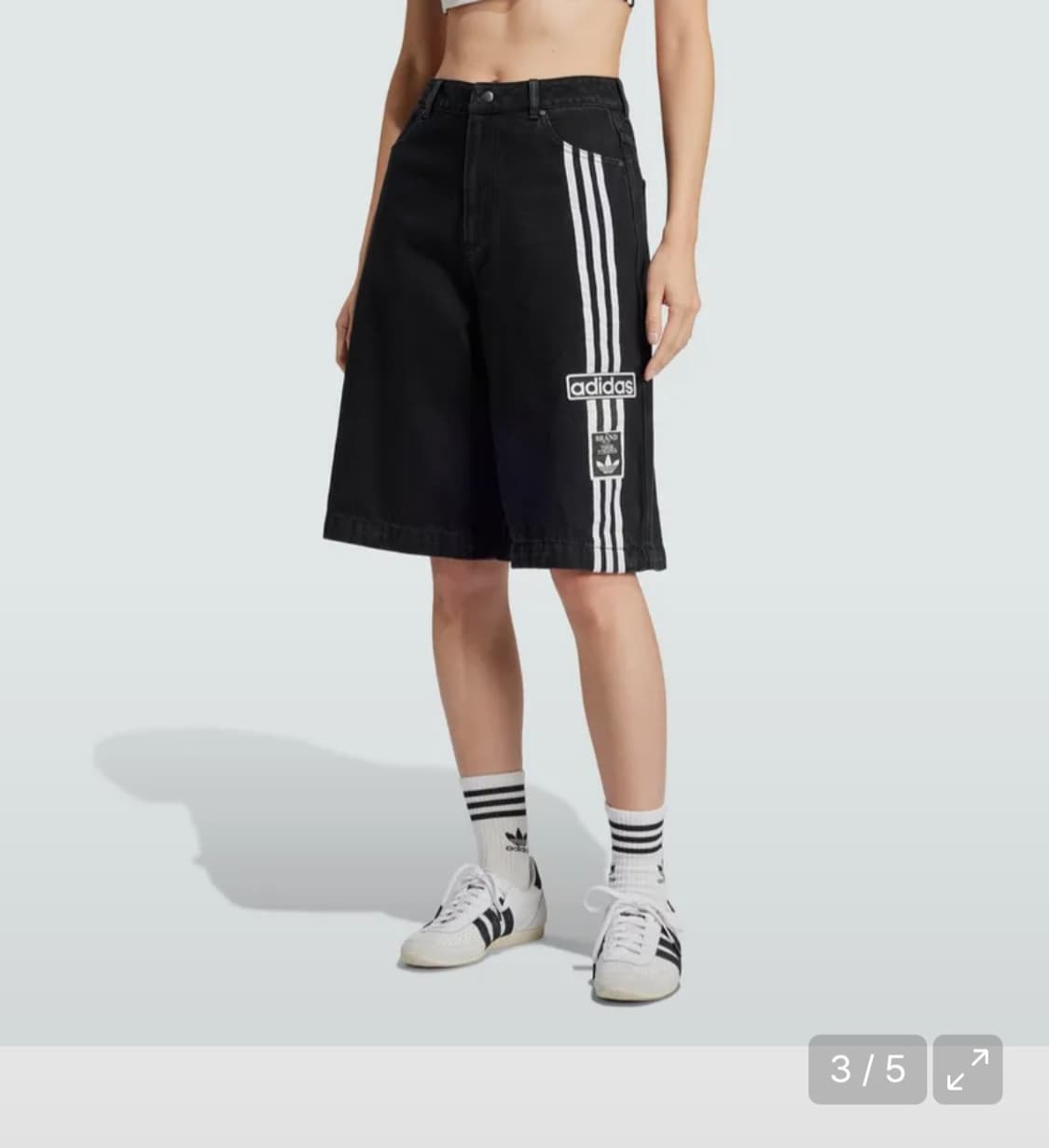 아디다스 아디브레이크 데님 투인원 팬츠 트루 블랙 데님 27 상품이미지2
