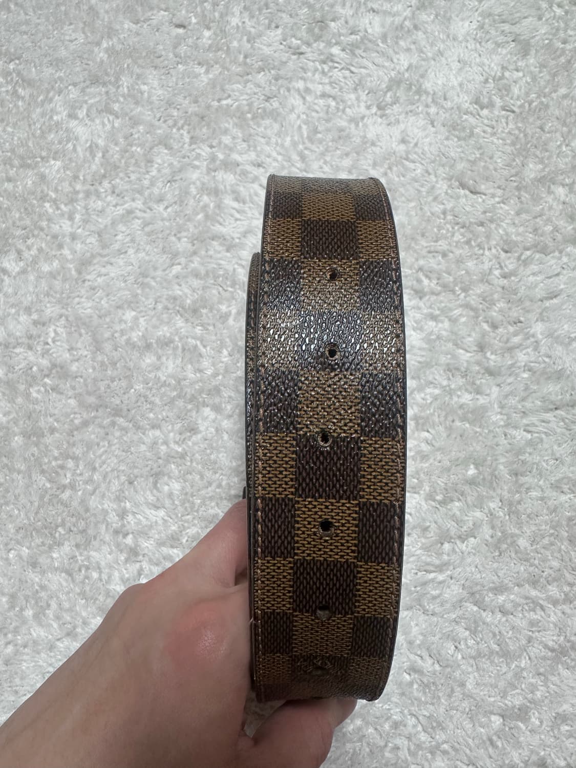 정품) 루이비통 다미에 벨트 상품이미지5