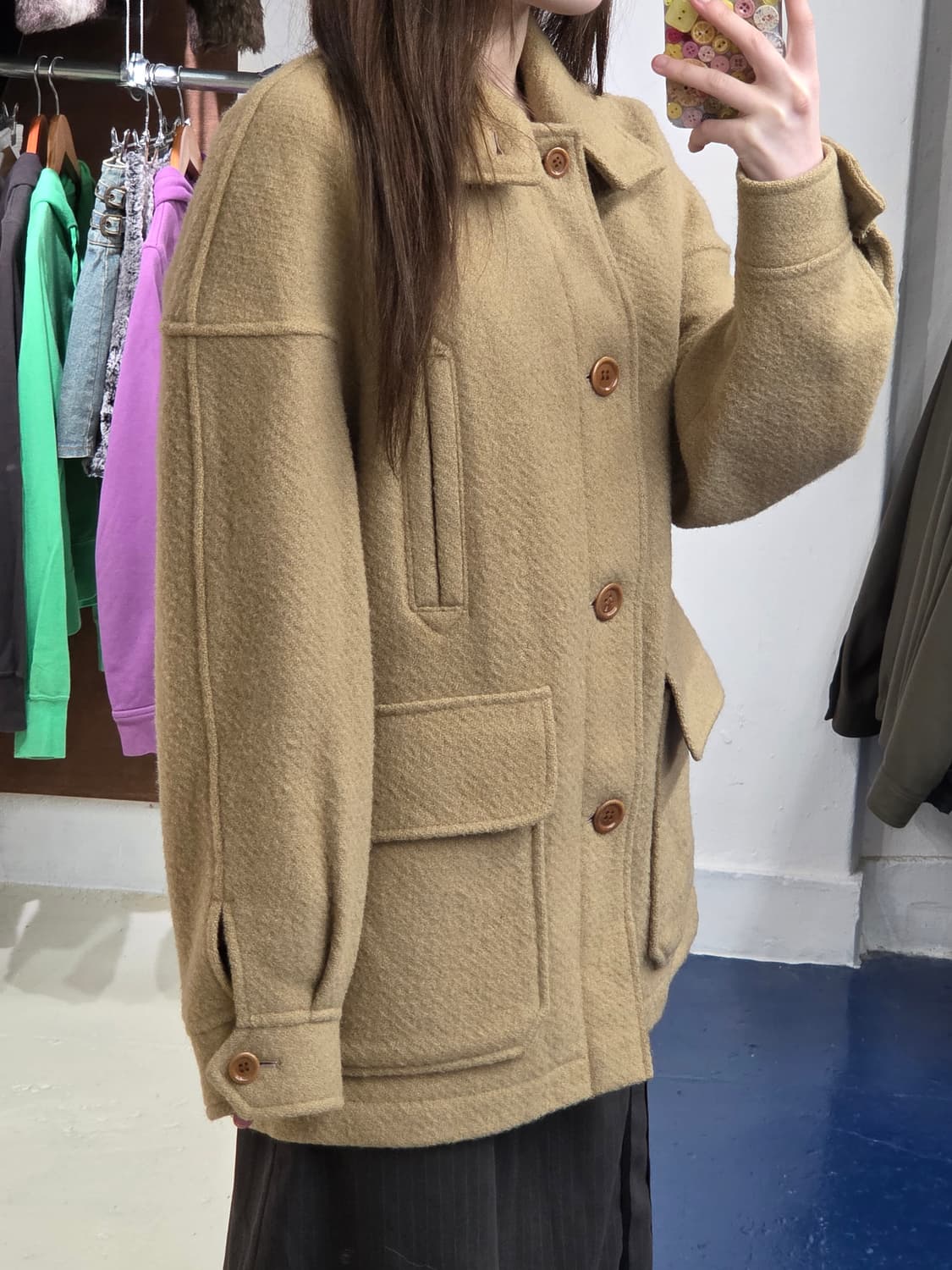 1980s Scene from van 울 자켓 상품이미지3