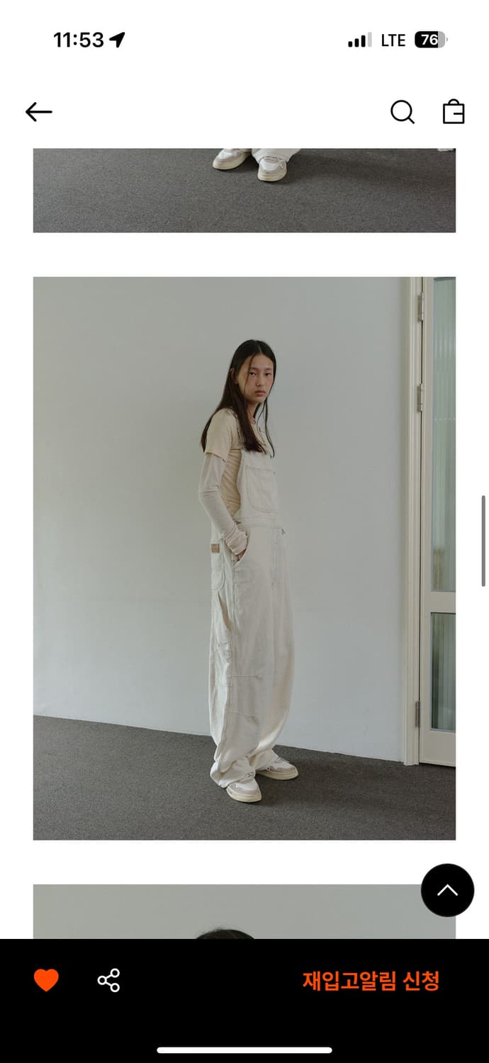 노컨텐츠 코튜로이 오버롤 상품이미지2