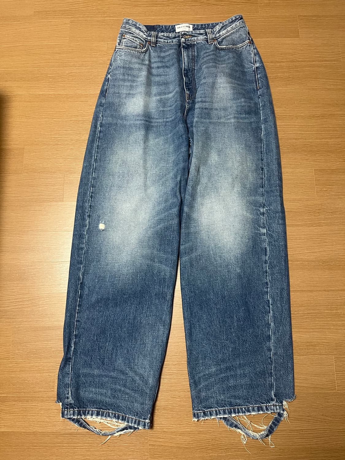 [L] 발렌시아가 풀업 중청 데님 상품이미지1