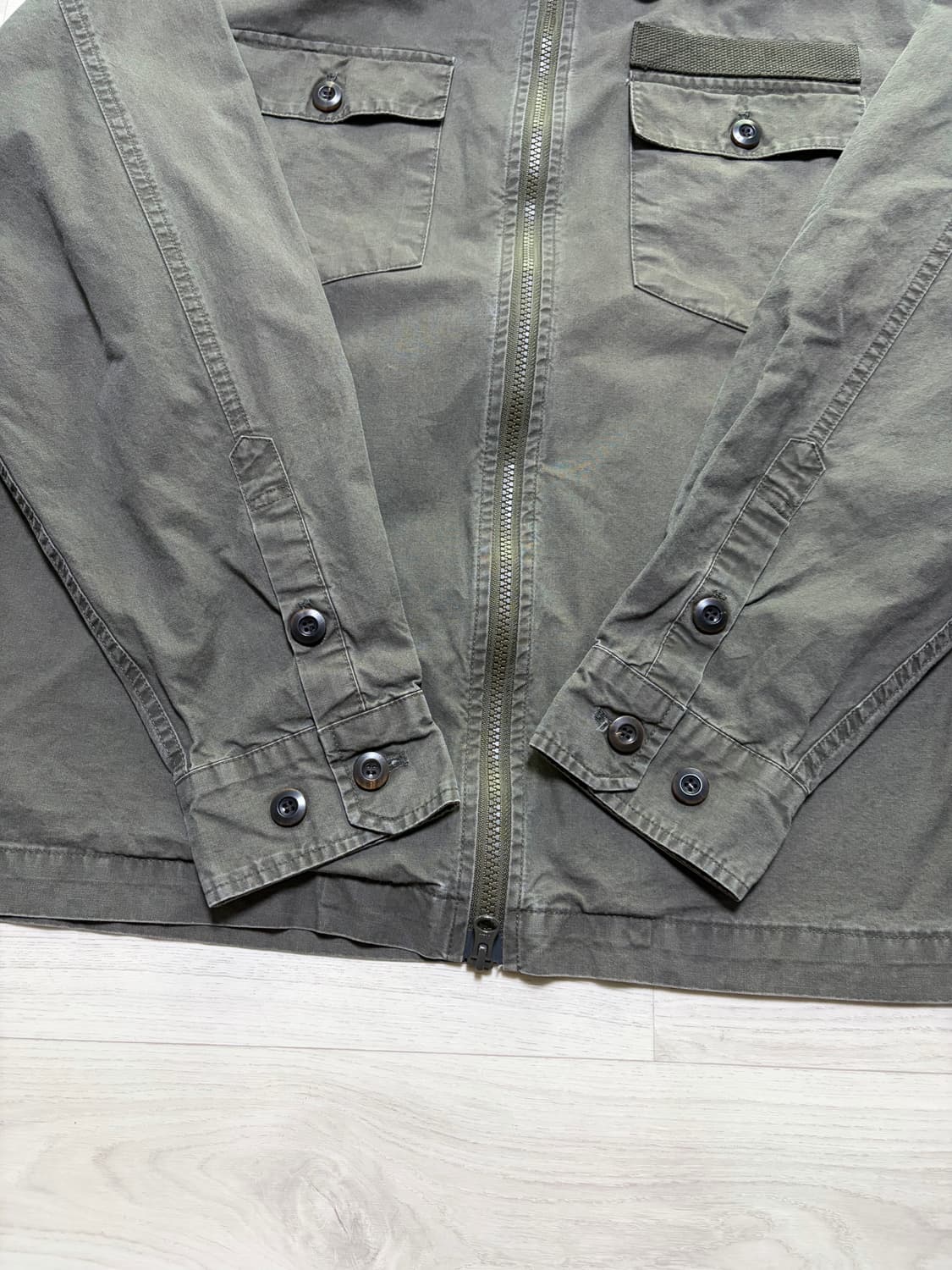 엔벨로프 벤슨 셔츠 올리브 4사이즈 판매 상품이미지3