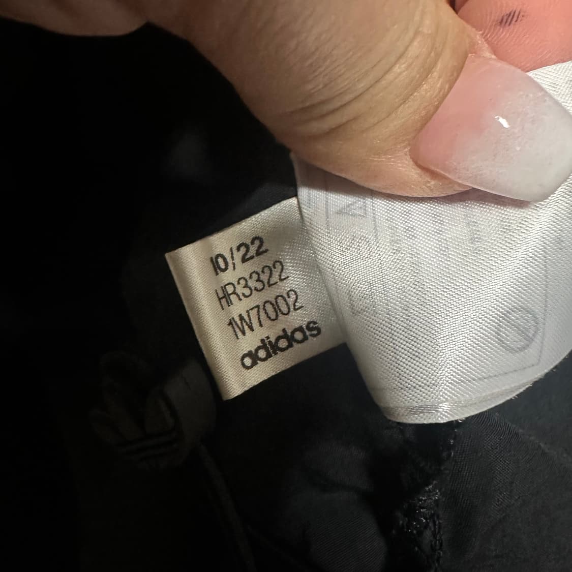 ✨ (바배) 아디다스 화이트 파이핑 블랙 바람막이 상품이미지5