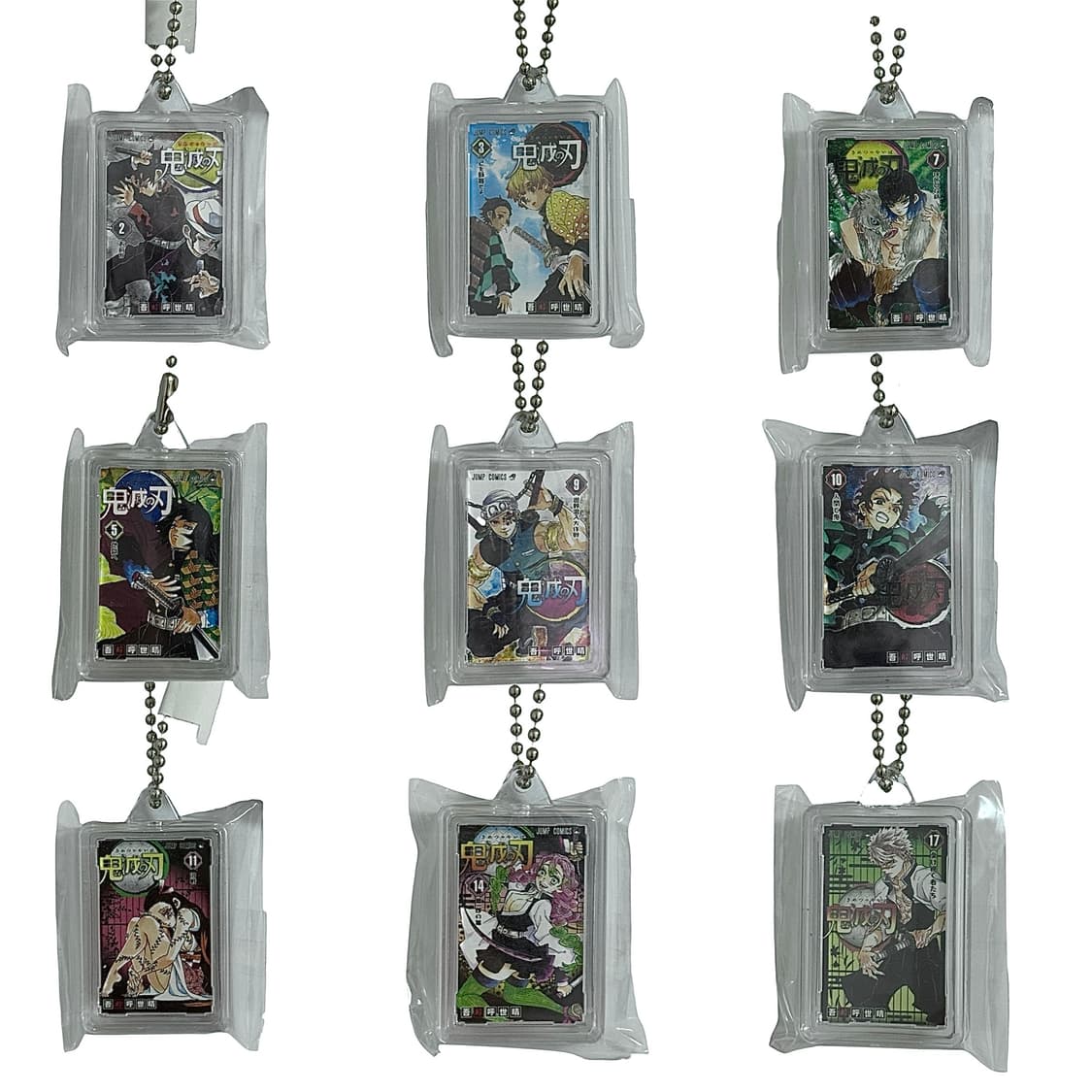 귀멸의 칼날 코믹북 참 키링 일본 애니 오타쿠 굿즈 기유 상품이미지1